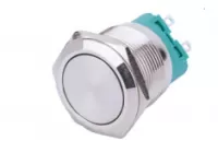 Nút nhấn mặt phẳng inox 22mm